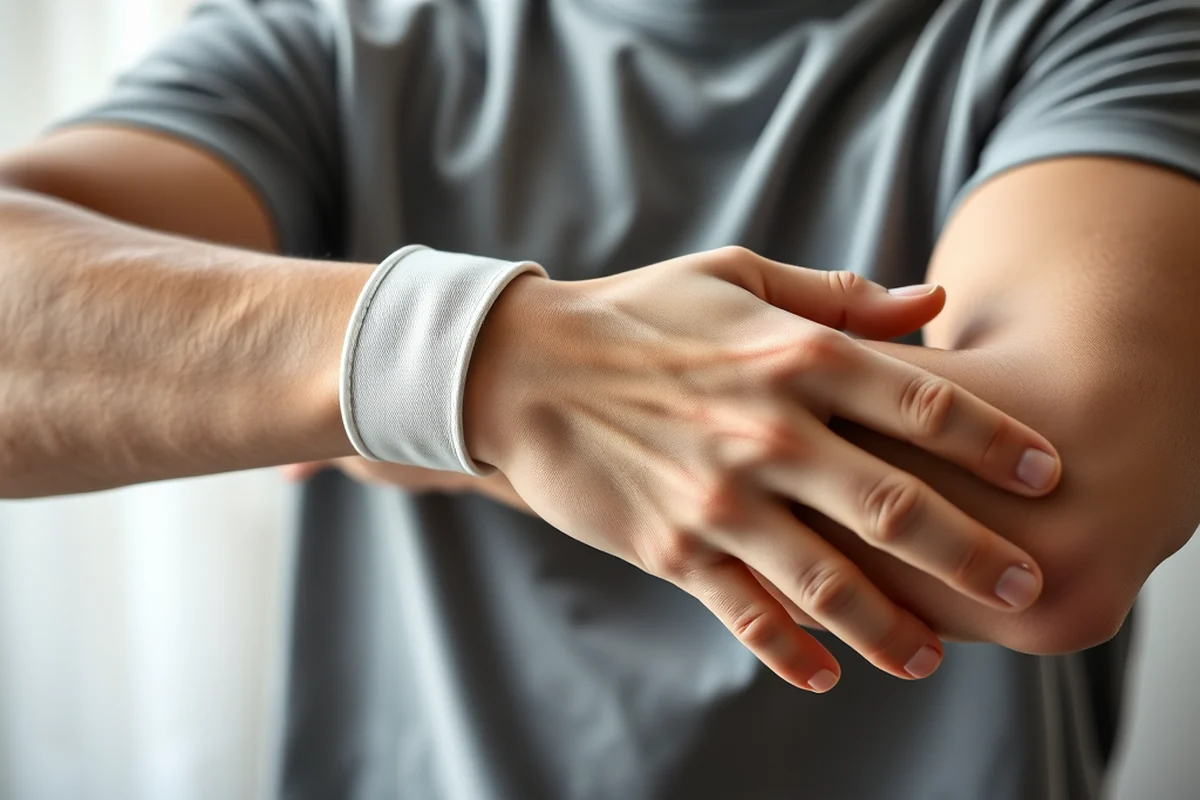 tennis elbow brace — Tennis Elbow Brace (step by step)